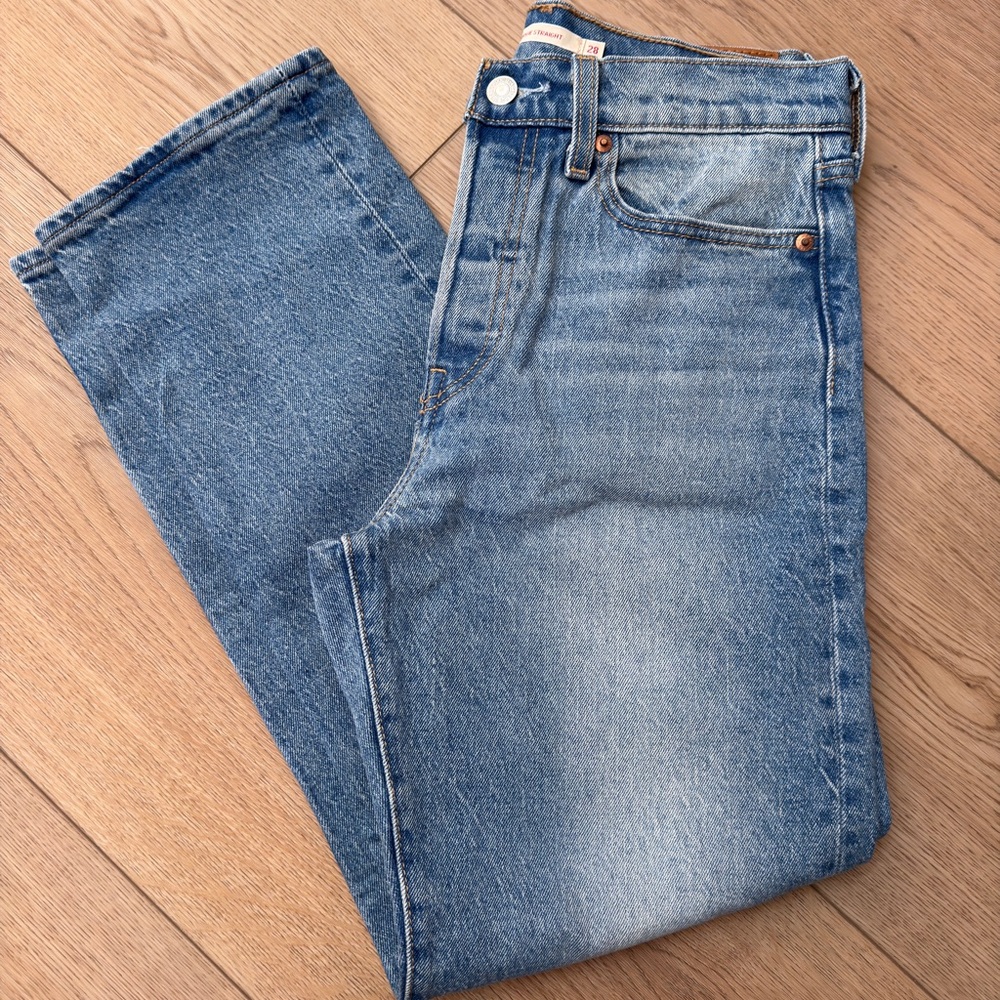 Levi's Light Blue Straight Jeans